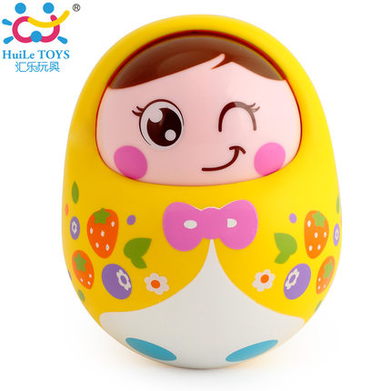 汇乐979不倒翁玩具带声音点头不倒娃娃宝宝益智儿童婴儿玩具0-1岁