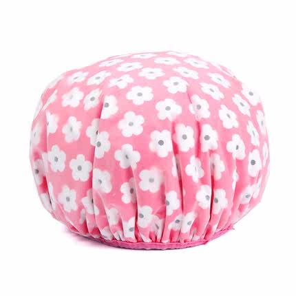 每时美家 韩国高档双层超强吸水防水干发浴帽 日系精品加厚焗油帽