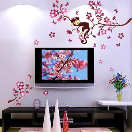依恋之家 墙壁装饰墙贴纸贴画墙饰 创意家居 房间客厅电视背景贴