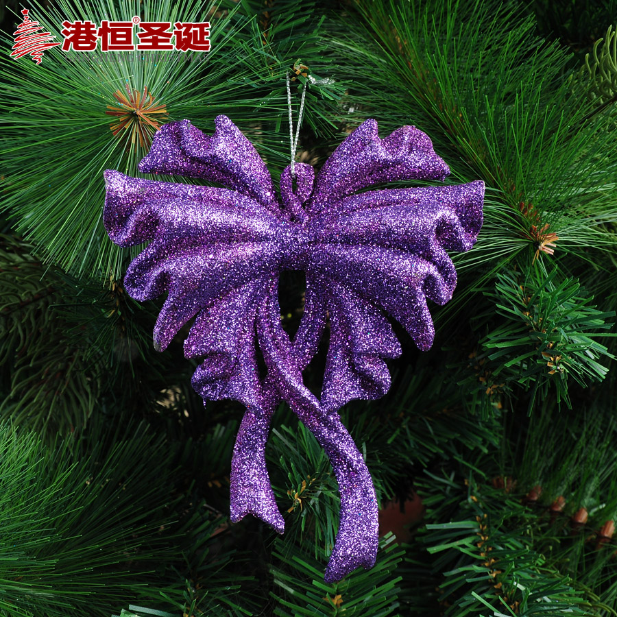 Hong Kong Hang Christmas tree decorations 15x12cm purple sticky pink ... Hong Kong Hang Christmas tree decorations 15x12cm purple sticky pink ...