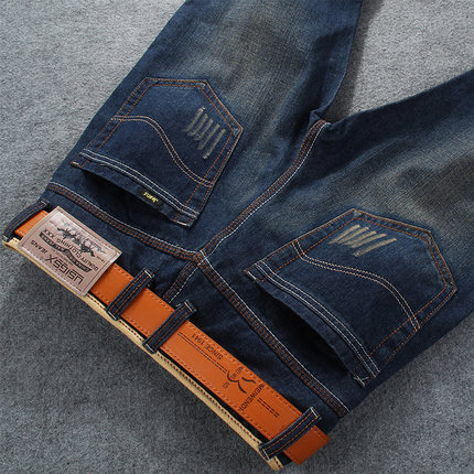 USIGSX男装 春夏 男士牛仔裤男 直筒男裤韩版休闲长裤子潮流特价