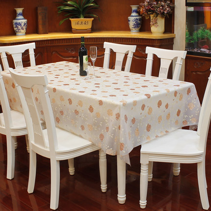欧式田园桌布防水免洗塑料布艺餐桌布PVC台布防油桌垫茶几垫