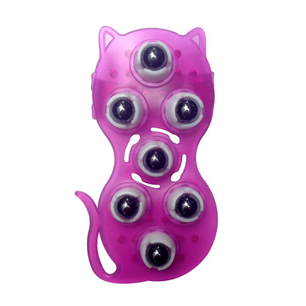 刮淋巴磁珠按摩器七龙珠旋转按摩经络刷刮淋巴滚珠