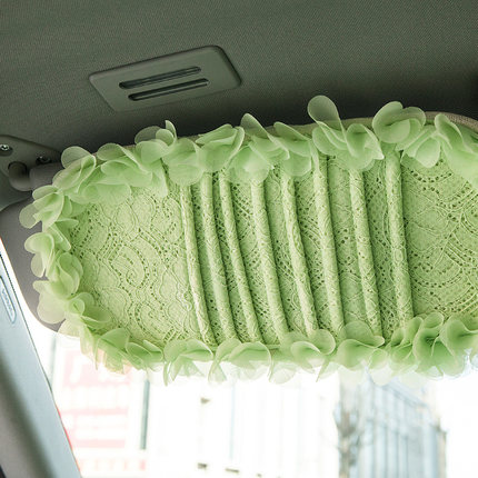 美美熊 汽车用装饰品遮阳板车内CD夹可爱车载CD包袋遮阳板套