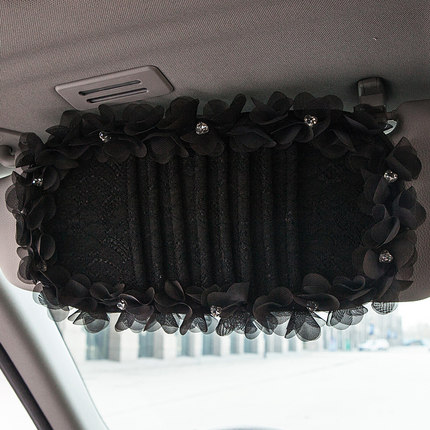 美美熊 汽车用装饰品遮阳板车内CD夹可爱车载CD包袋遮阳板套