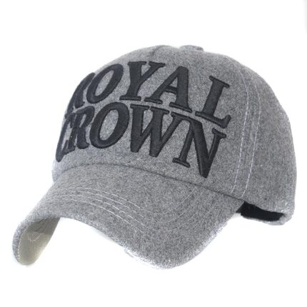 择信 秋冬加厚鸭舌帽毛呢棒球帽帽 男女款韩版潮人帽子户外运动帽