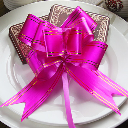 转角爱婚庆用品 结婚车装饰手拉花 车门把手拉花 礼品包装拉花