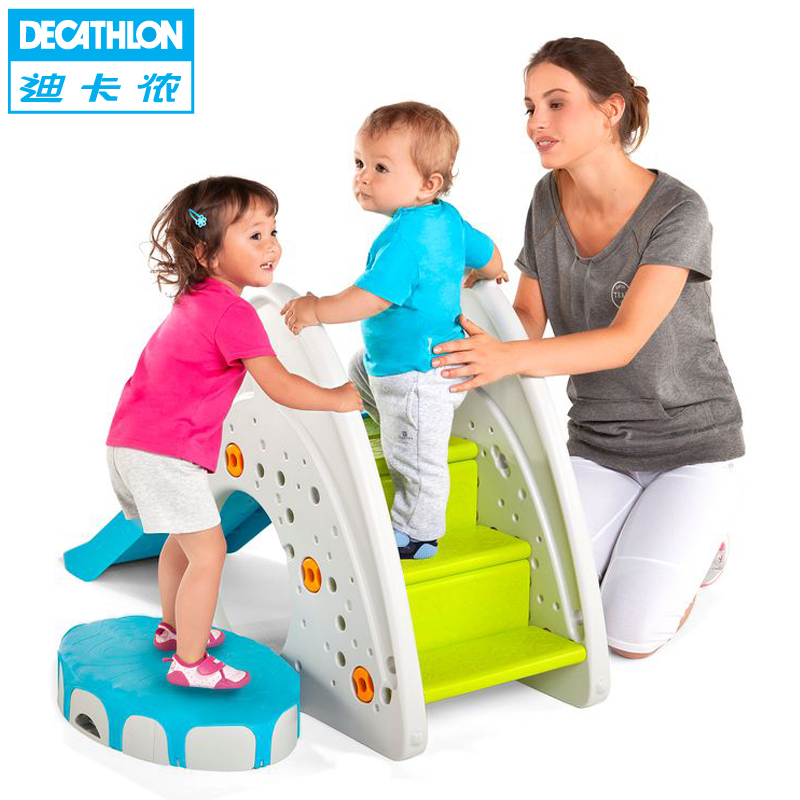 迪卡侬 儿童滑梯婴儿室内多功能家用攀爬组合明星产品DOMYOS BB