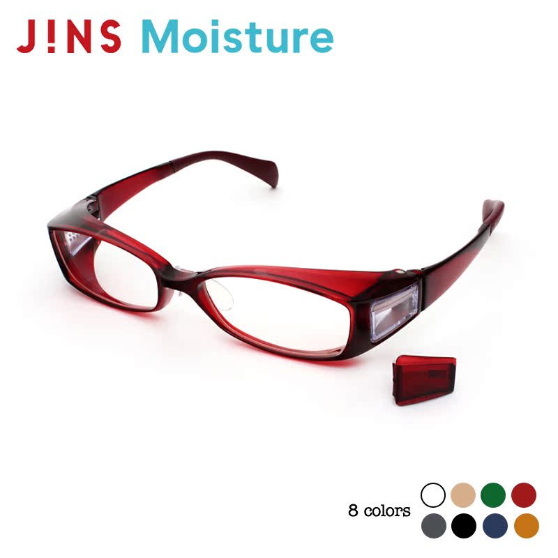 日本JINS保湿眼镜防紫外线保湿眼睛TR90眼镜框架男士款MST13A003