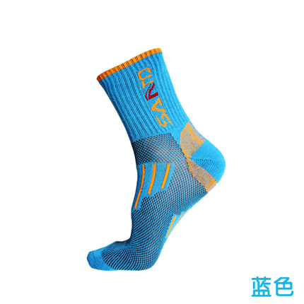 山拓新款女款COOLMAX徒步半厚速干袜 吸湿透气保暖户外袜子S005