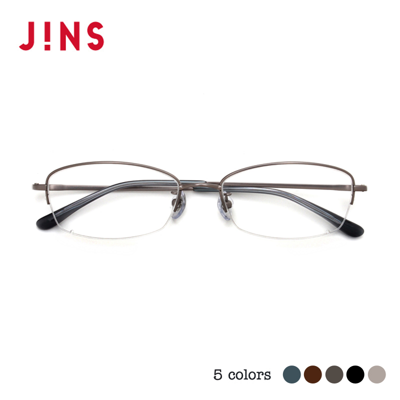 日本JINS近视眼镜金属镜框可配防蓝光辐射PC镜片MBM男士MMN13104