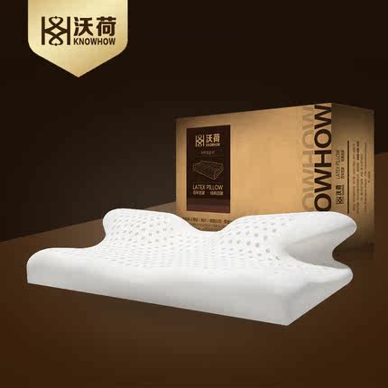 标题优化:沃荷乳胶纯品 泰国进口天然乳胶枕头 枕芯 护颈枕头 颈椎保健枕