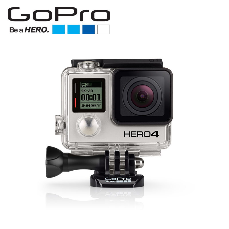 GoPro HERO 4 BLACK黑4K30帧户外运动微型高清摄像机自拍神器包邮