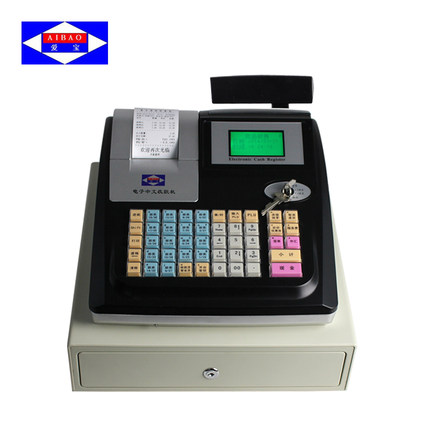 爱宝M-3000U收银机电子收款机收银一体机 POS餐饮超市奶茶等包邮