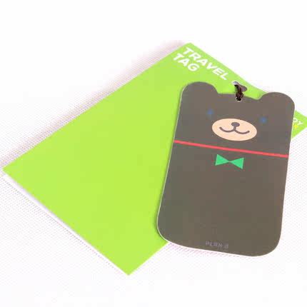 旅游出国用品 韩版可爱卡通旅行箱包行李牌 名片吊标签挂牌