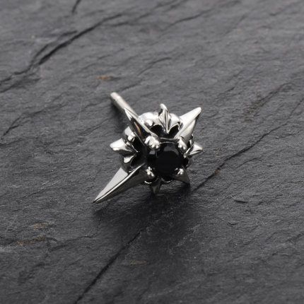 Ming Yang Hai 925 silver jewelry earrings earrings Korean fashion men's single personalized jewelry woman
