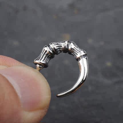Ming Yang Hai genuine 925 silver jewelry earrings fashion Korean men's single female jewelry earrings personalized gift