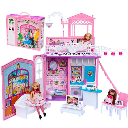 barbie dreamhouse furniture gift set