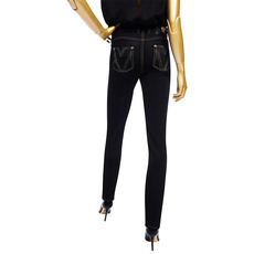 Джинсы женские 正品versace范思哲2014新款女装牛仔裤 印花小脚裤a67375 a67375/a207060/a8008