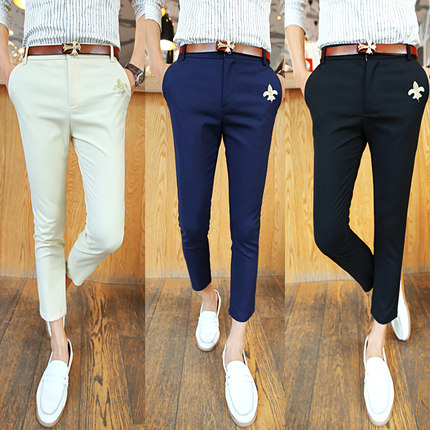 navy blue pants casual outfit men's