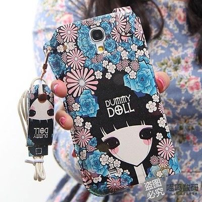 The new S4 Samsung i9500 phone shell mobile phone sets i959 i9508 protective shell casing lanyard holster Korea