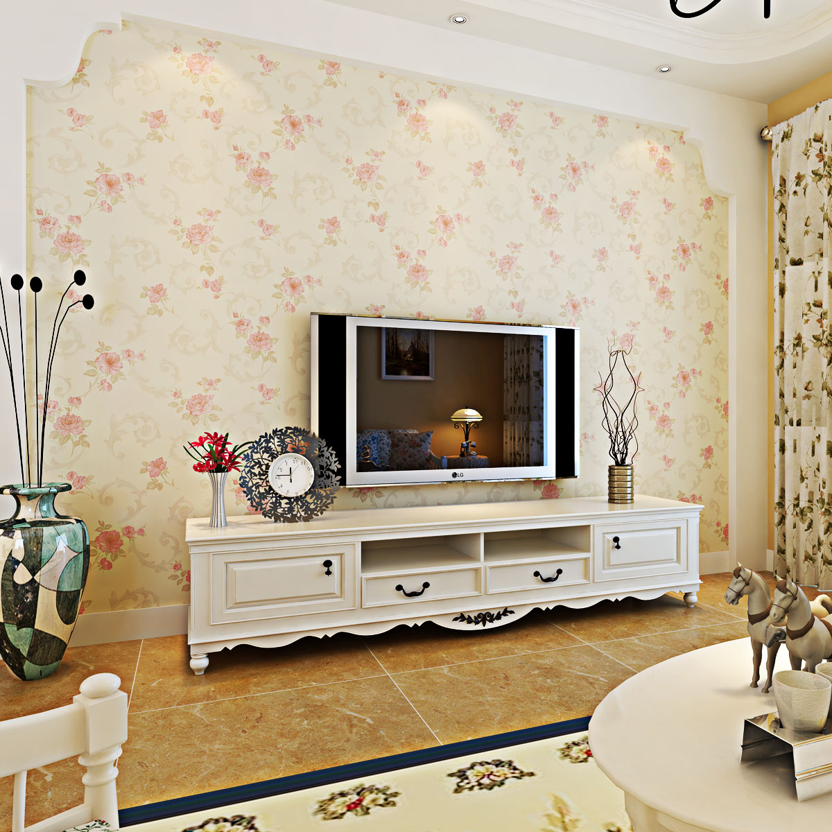 Behang woonkamer groen ~ artikill.com