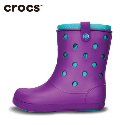 crocs with fur on sale