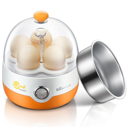 标题优化:小熊蒸蛋器ZDQ-2201自动断电迷你煮蛋器不锈钢防干烧多功能早餐机