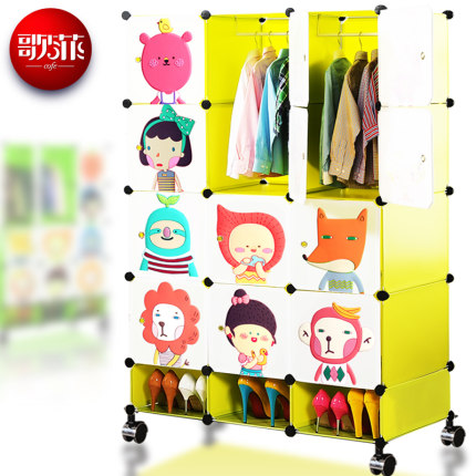 Size : 3-Tier Cylficl Multifunctional ABS Assembly Locker Simple Baby Wardrobe Children Locker Plastic Locker Free Combination